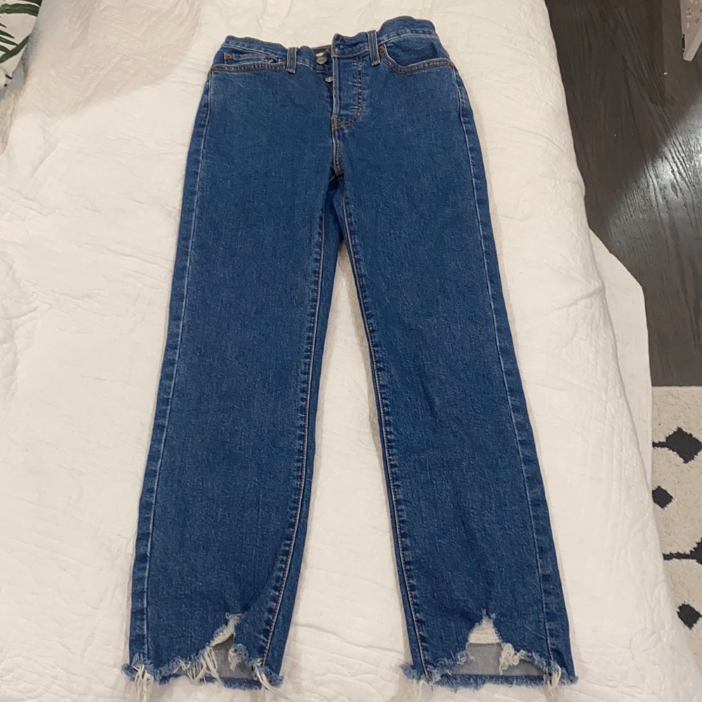 Straight leg jeans. 10/10 condition, work once.